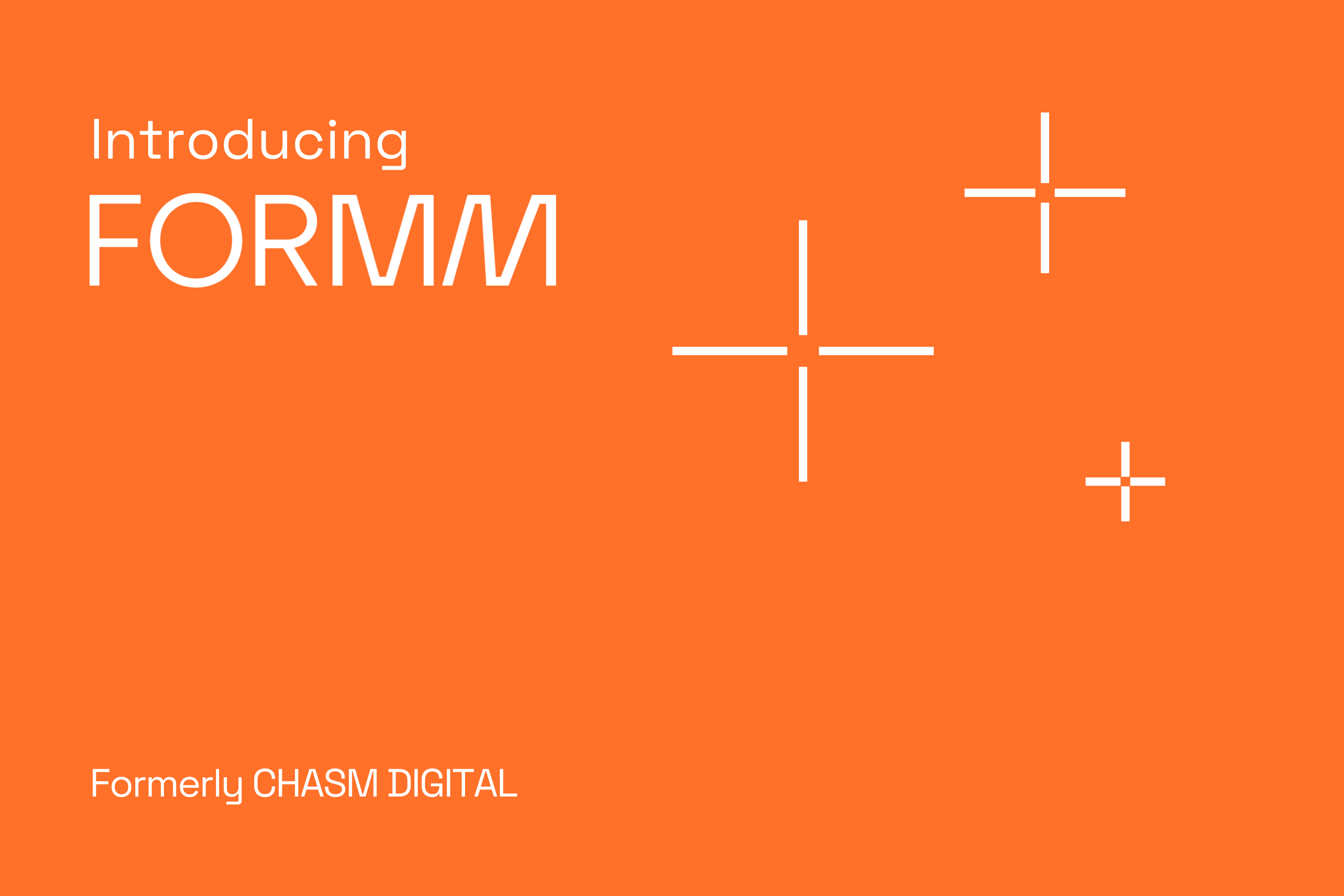 Introducing FORMM (6000 × 4000px)